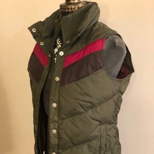 Plush jewel tone vest